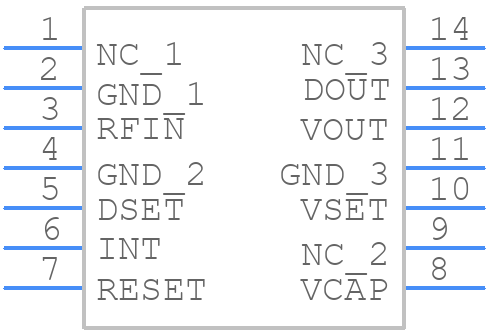P2110 - Powercast - PCB symbol