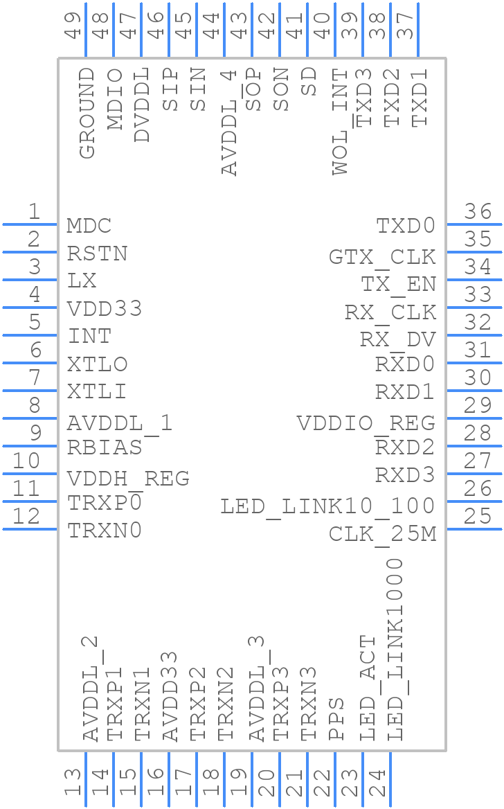 AR8031-AL1A - Kynix - PCB symbol