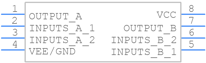 LM358NG - onsemi - PCB symbol