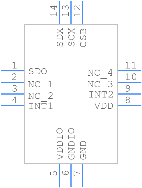 BMI323 - BOSCH - PCB symbol