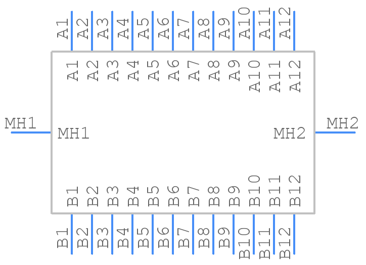 FMC12DRYH - Sullins - PCB symbol