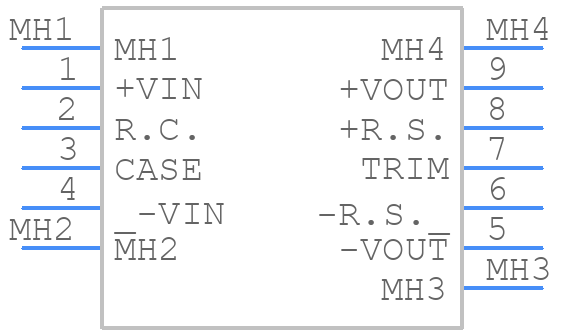 MHB150-48S24 - Mean Well - PCB symbol