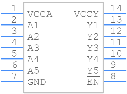 AP54RHC504ELT - Apogee Semiconductor - PCB symbol