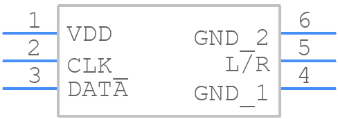 MSM261D3526H1CPM - MEMSIC - PCB symbol