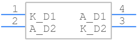 BAT 15-099 E6327 - Infineon - PCB symbol