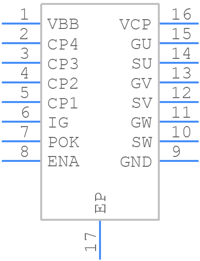 A6861-A6862 - Allegro Microsystems - PCB symbol