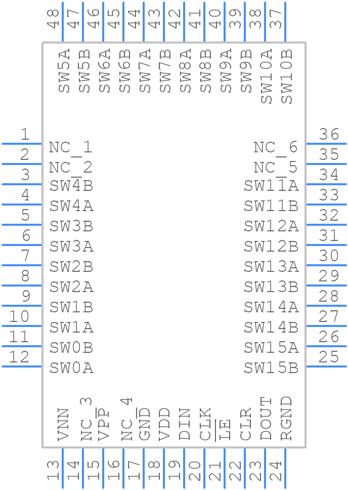 HV2701FG-G - Microchip - PCB symbol