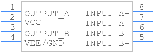 TCA0372DP1G - onsemi - PCB symbol