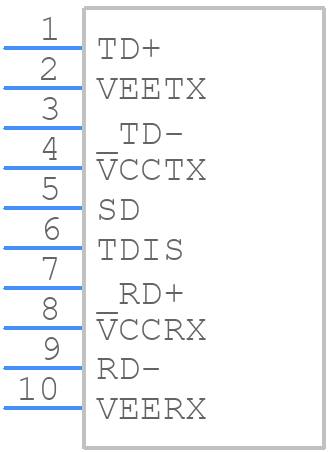 LTP-ST11M - Cinch Connectivity Solutions - PCB symbol
