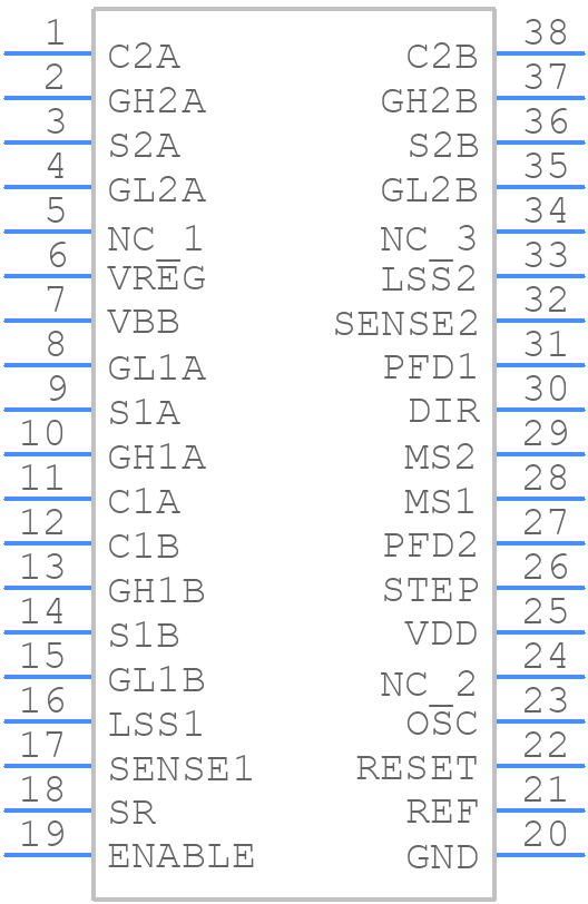 A3986SLD-T - Allegro Microsystems - PCB symbol