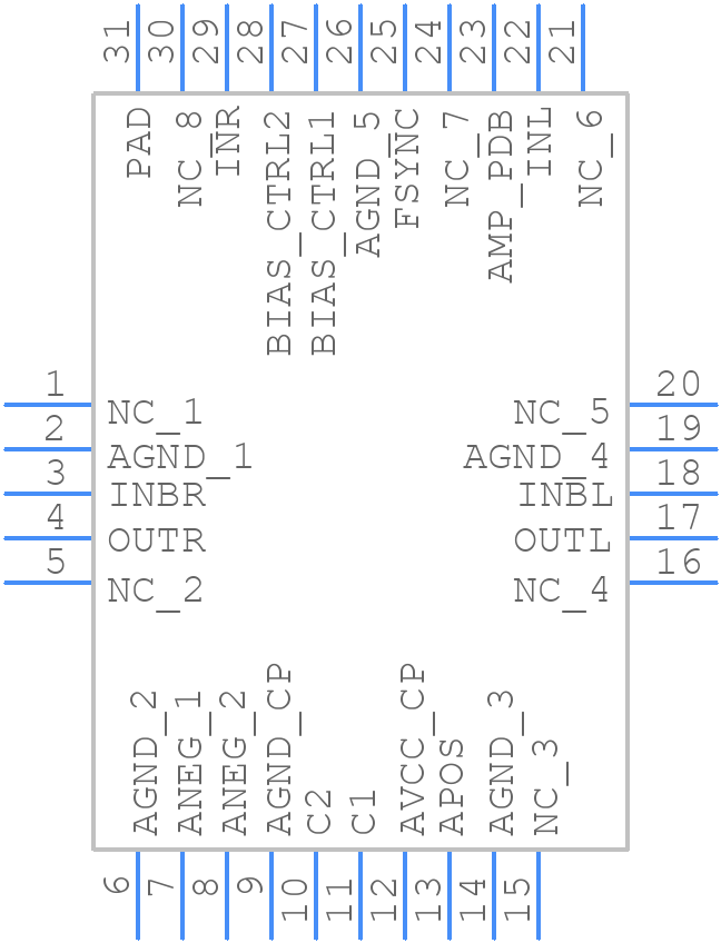 es9603q - ESS Technology - PCB symbol