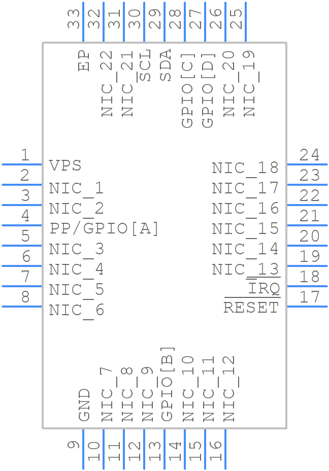 ST33TPHF20I2C - STMicroelectronics - PCB symbol