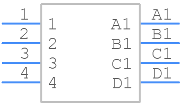 G125-MH104M3-04AD000P - Harwin - PCB symbol