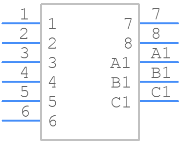 G125-MH108M3-03AD000P - Harwin - PCB symbol