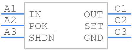 MAX1819EBL33 - Analog Devices - PCB symbol