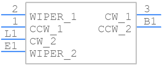 PTL20-15G1-103B2 - Bourns - PCB symbol