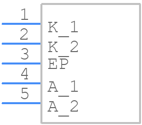 MTSM340UV2-F5120S - Marktech Optoelectronics - PCB symbol