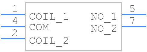 V23072-C1061-A408 - TE Connectivity - PCB symbol