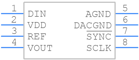 AD5060ARJ-1500RL7 - Analog Devices - PCB symbol