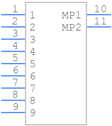 502584-0960 - Molex - PCB symbol