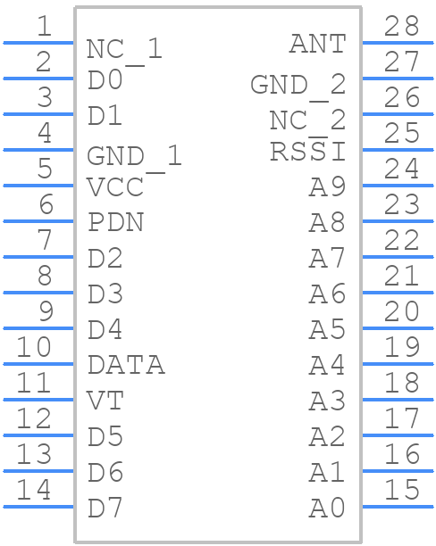 RXD-433-KH2 - Linx - PCB symbol