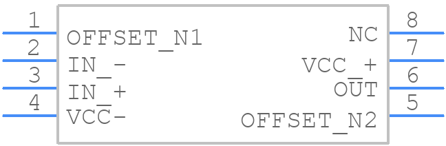 TLE2071IDR - Texas Instruments - PCB symbol