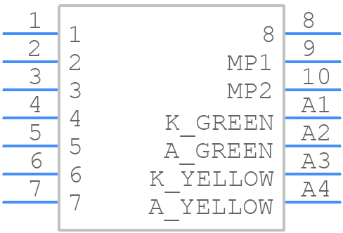 RJE3A1886411 - Amphenol - PCB symbol