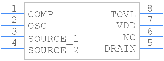 VIPER53-E - STMicroelectronics - PCB symbol