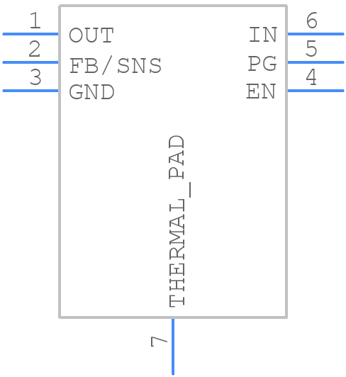 NCP189CMTWADJTAG - onsemi - PCB symbol