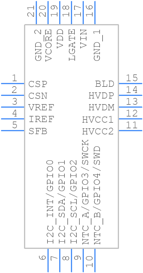 FUSB15101MNTWG - onsemi - PCB symbol