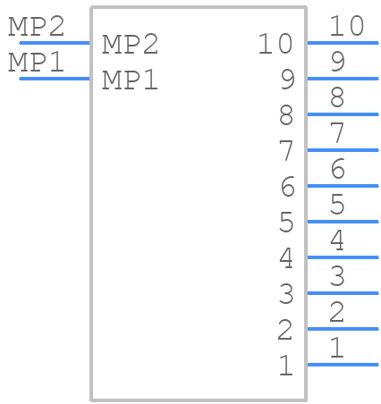 5031481070 - Molex - PCB symbol