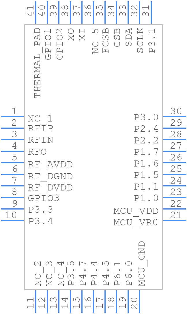 CMT2380F17-EQR - Hope Microelectronics - PCB symbol