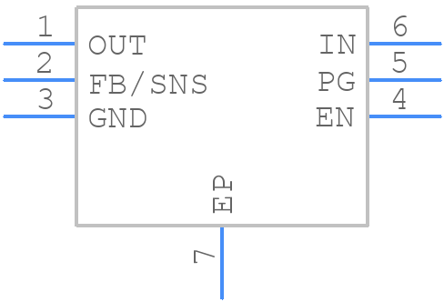 NCP59801CMTWADJTAG - onsemi - PCB symbol