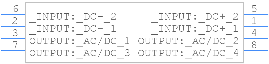 AQY221N2M - Panasonic - PCB symbol