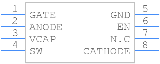 LM74701QDDFRQ1 - Texas Instruments - PCB symbol