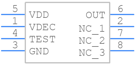 MLX91216LDC-ACH-000-SP - Melexis - PCB symbol