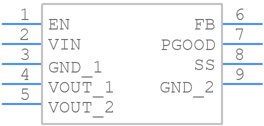 MUN12AD03-SEC - Delta Electronics - PCB symbol