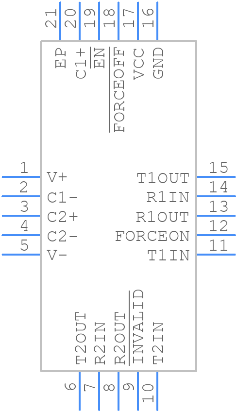 ISL4223EIRZ - Renesas Electronics - PCB symbol