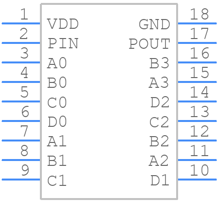 TC9122P - Toshiba - PCB symbol