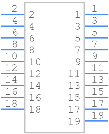 GBC19SABN-M30 - Sullins - PCB symbol