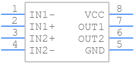 MAX9113ESA+T - Analog Devices - PCB symbol