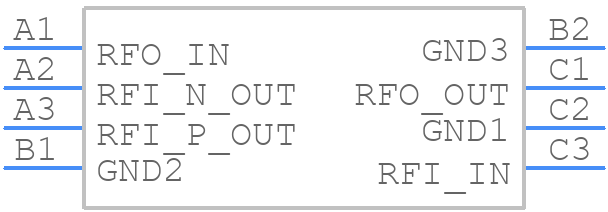 BALFLB-WL-09D3 - STMicroelectronics - PCB symbol