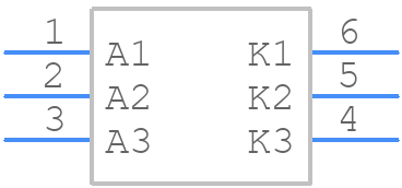 DA6X101K0R - Panasonic - PCB symbol