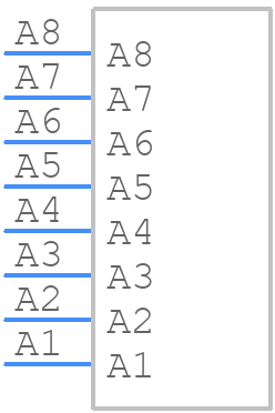 M80-4000000F2-08-PF4-00-000 - Harwin - PCB symbol