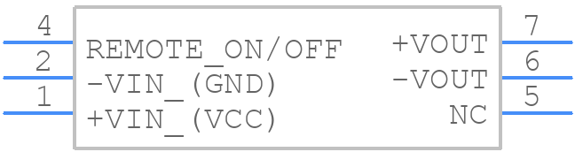 TDN1-2411WI - Traco Power - PCB symbol