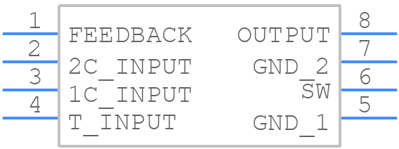 TL496CDR - Texas Instruments - PCB symbol