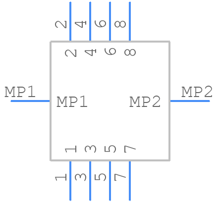 5561-08-1 - W+P Products - PCB symbol