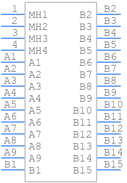 L17H2170130 - Amphenol - PCB symbol