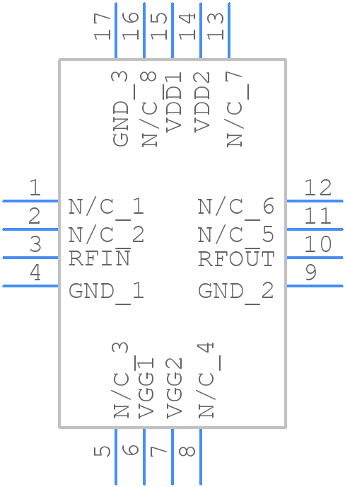 HMC902 - Analog Devices - PCB symbol