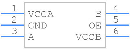 FXLA101L6X - onsemi - PCB symbol